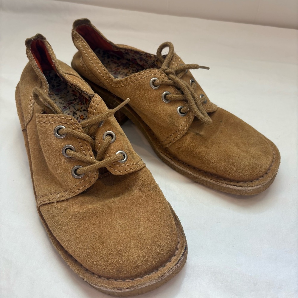 Vintage Suede Y2K/90s Women’s Size 8 Heeled Loafers